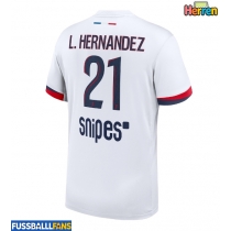 Paris Saint-Germain Lucas Hernandez #21 Auswärtstrikot 2025-26 Kurzarm